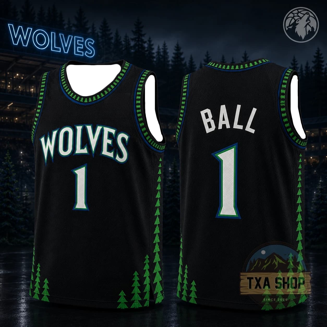 Family Tree Print - Camiseta de baloncesto negra sin mangas