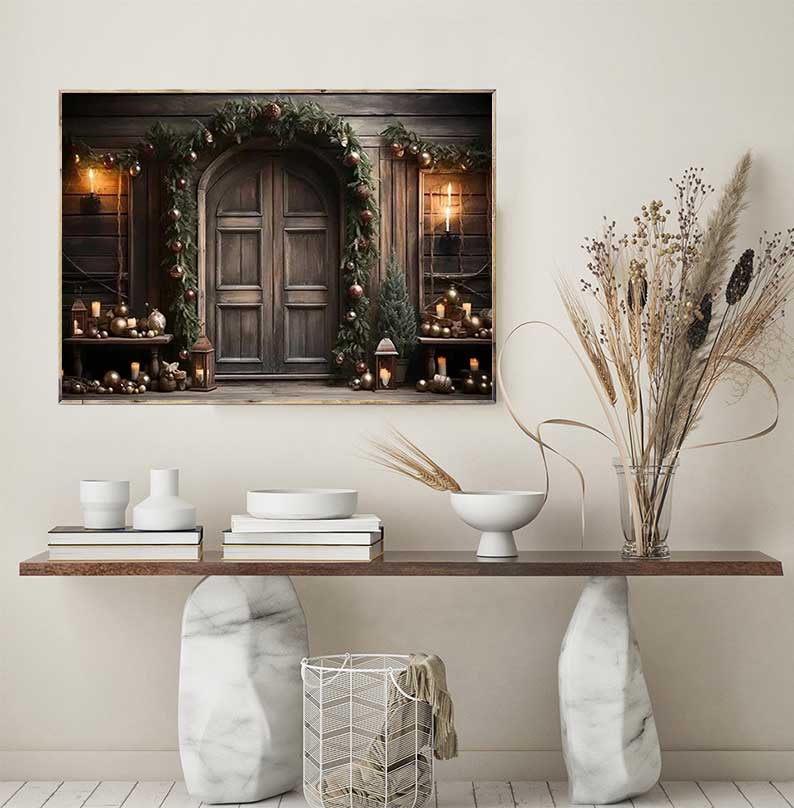 1 pieza de pósteres navideños  - Family Tree Print reseña y precio