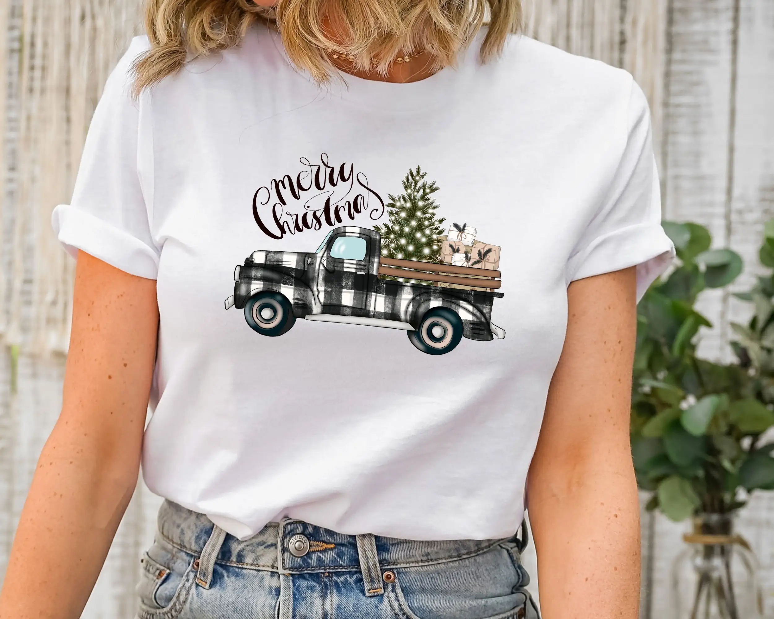 Camiseta familiar roja con dis - Family Tree Print reseña y precio