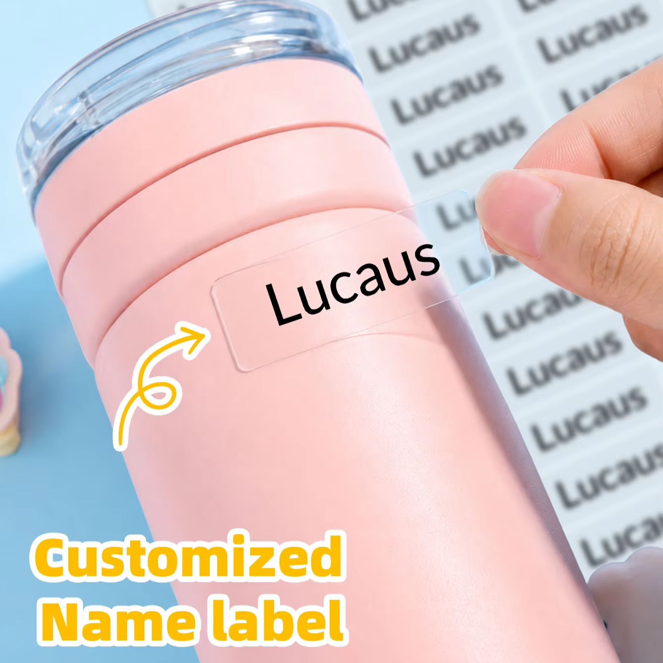 1-300 pegatinas personalizadas - Personalized Name Box reseña y precio