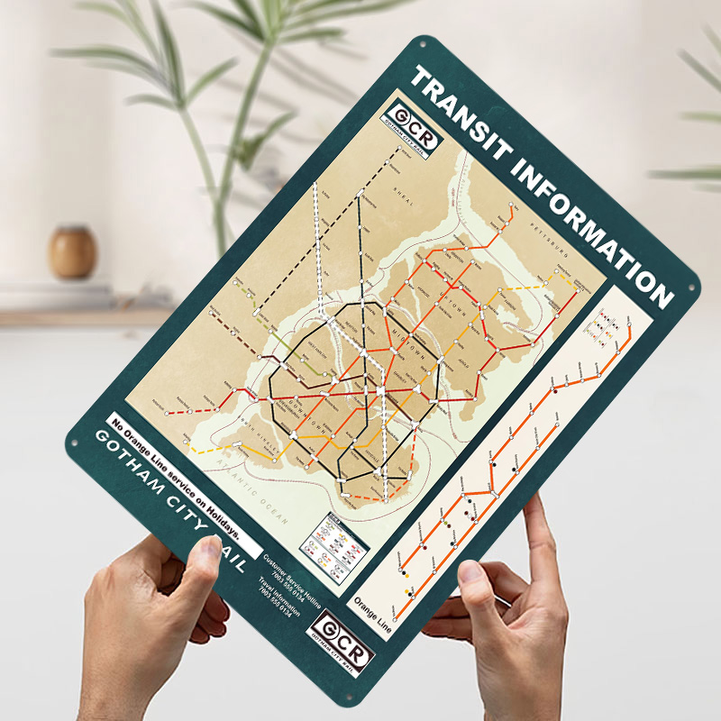 Póster impreso con mapa de la  - Custom Map Poster reseña y precio