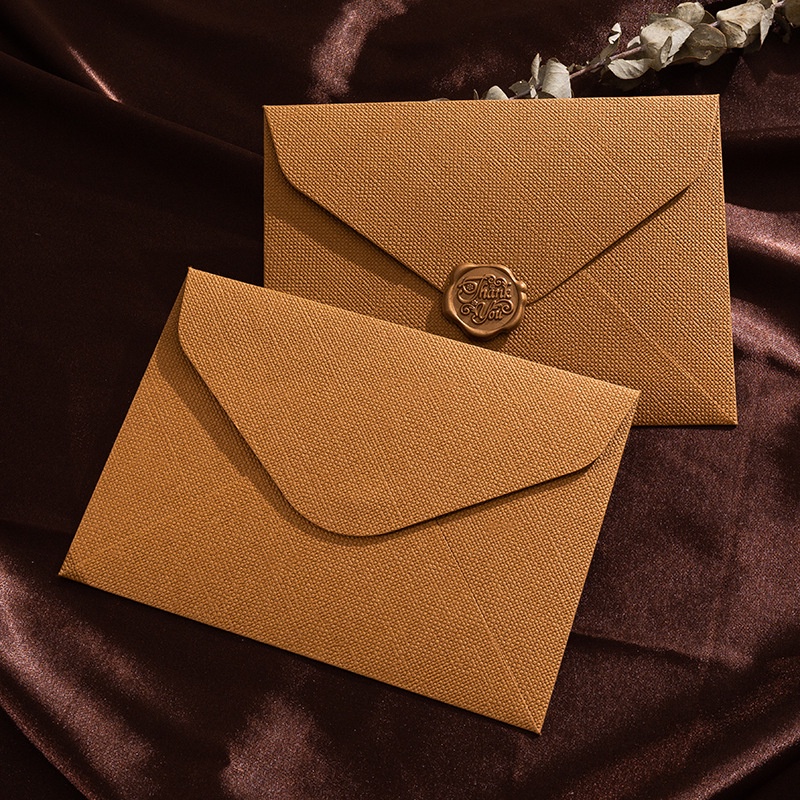 Sobre con patrón de lino Retro - Wax Seal Letter Kit reseña y precio