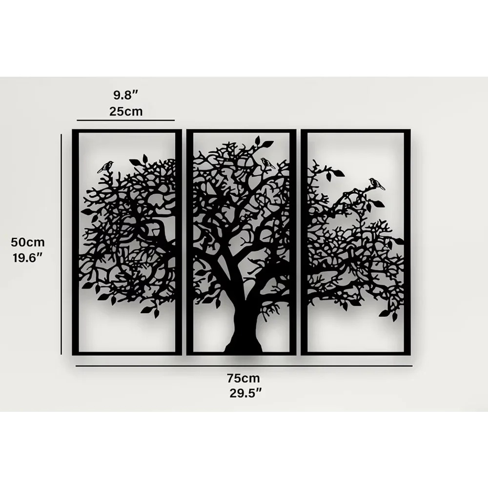 Decoración de pared de metal c - Family Tree Print reseña y precio