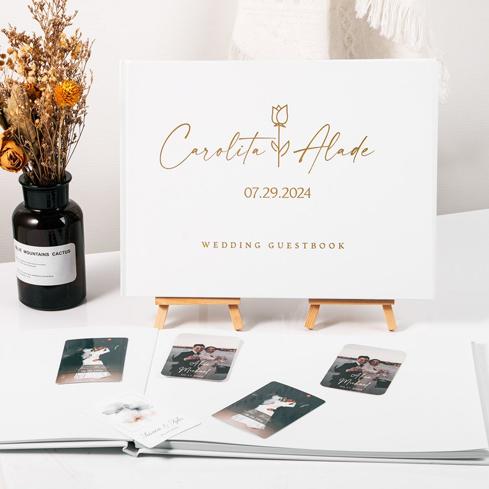 Libro de invitados de boda per - Custom Photo Book reseña y precio